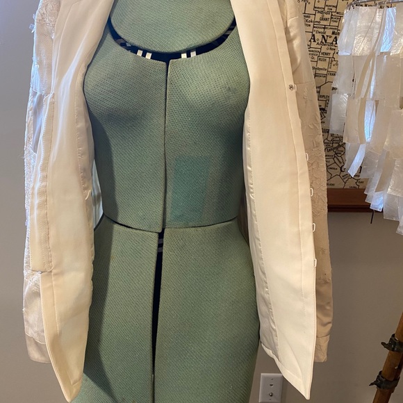 Rena Lange Silk Blend Jacket SZ4 - Picture 8 of 12